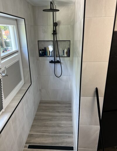 Foto inloopdouche na verbouwing